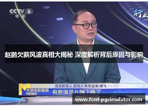 赵鹏欠薪风波真相大揭秘 深度解析背后原因与影响 赵鹏欠薪风波真相大揭秘 深度解析背后原因与影响